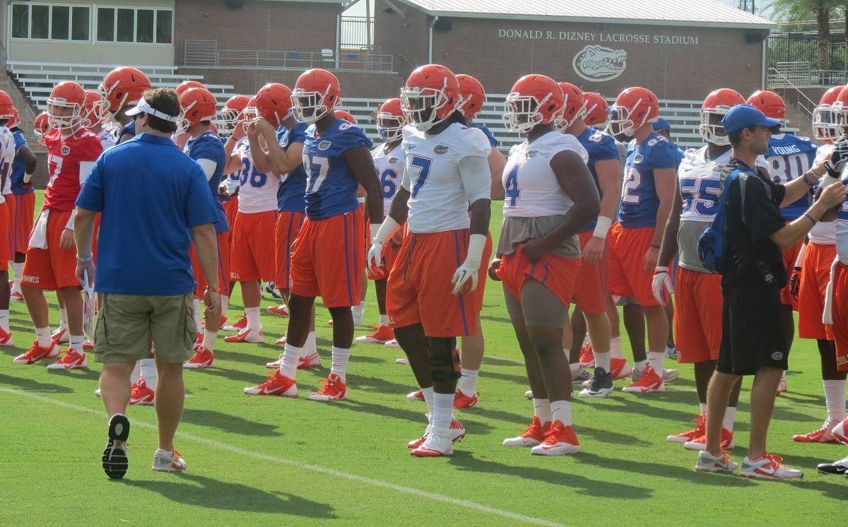 Download this Powell Ronald Florida Gator Football Spring Practice picture