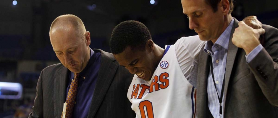Hill goes down but Gators win
