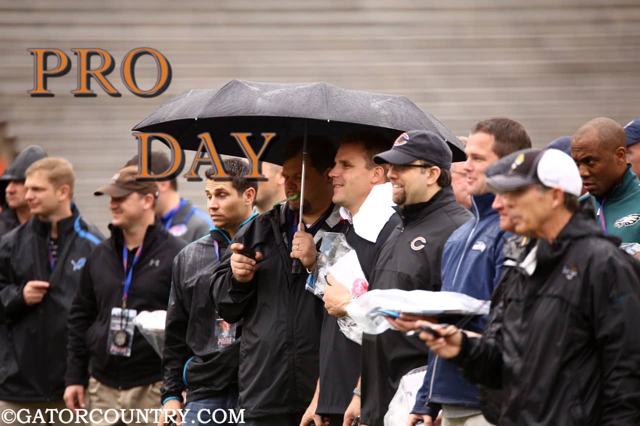 Florida football pro day
