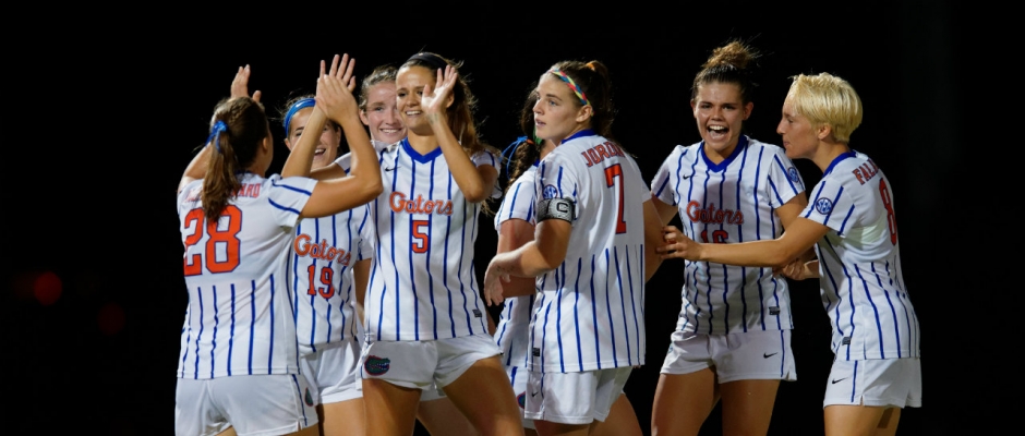 Florida Gators soccer defeats LSU 3-0