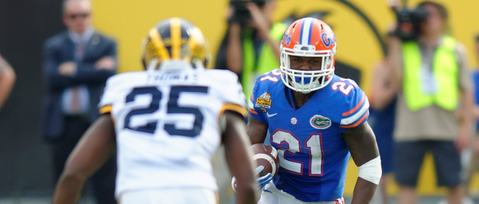 Kelvin Taylor joins his father in the Florida Gators record book