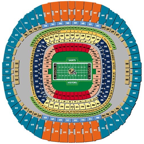 Superdome 3d Seating Chart