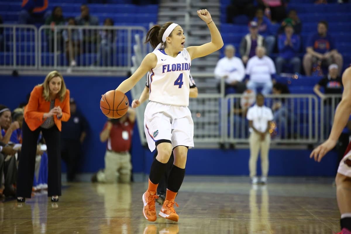 Florida Gators women's basketball player Carly Needles