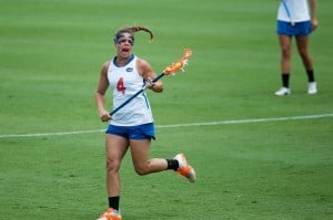 Florida junior Kitty Cullen during the Gators' 6-4 NCAA 1st round win against the University of Albany on Saturday, May 12, 2012 at the Donald R. Dizney Stadium in Gainesville, Fla. / Gator Country photo by Saj Guevara