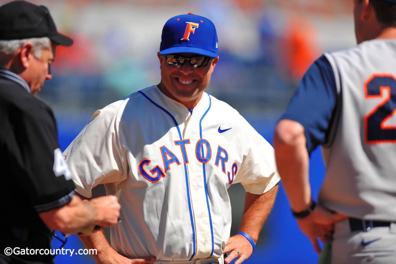 Florida Gators coach Kevin O'Sullivan, McKethan Stadium, Gainesville, Florida