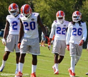 2014 spring practice safeties