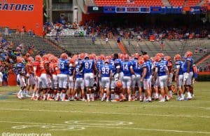 Florida Gators Football Orange and Blue Teams during Debut, UF, Gainesville, Florida