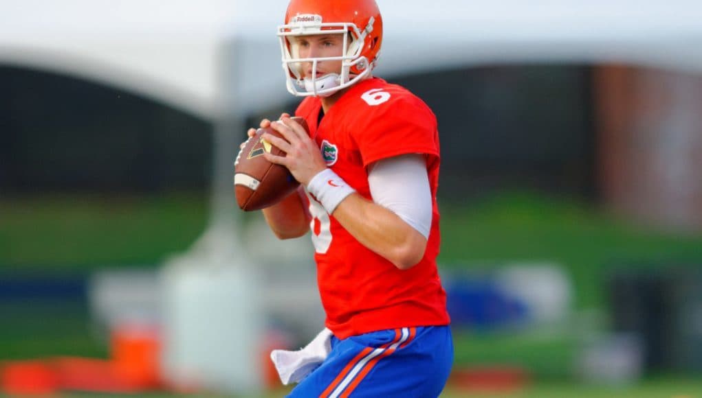 Florida Gators quarterback Jeff Driskel has impressed Kurt Roper.