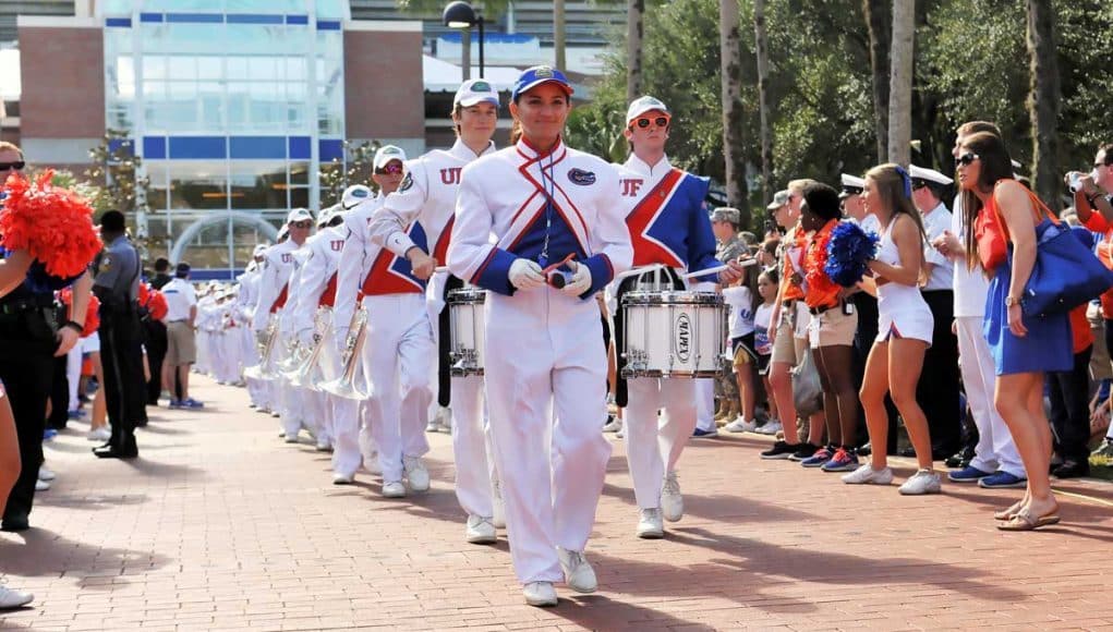 Florida Gators' Band Walk, University of Florida Fan Day - Gainesville, Florida