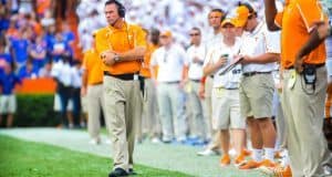 Thoughts of the Week: September 24 – September 30 Butch Jones, Tennessee Volunteers, Ben Hill Griffin Stadium, Gainesville, Florida