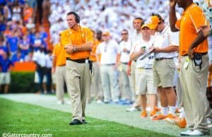 Butch Jones, Tennessee Volunteers, Ben Hill Griffin Stadium, Gainesville, Florida