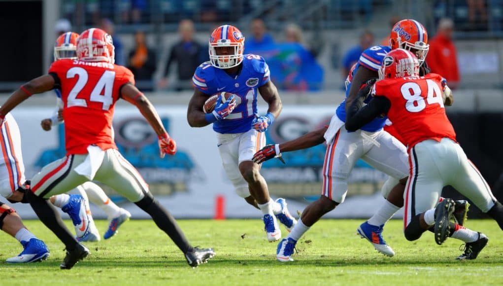 Kelvin Taylor, Ever Bank Field, Jacksonville, Florida