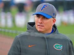 Florida Gators softball coach Tim Walton