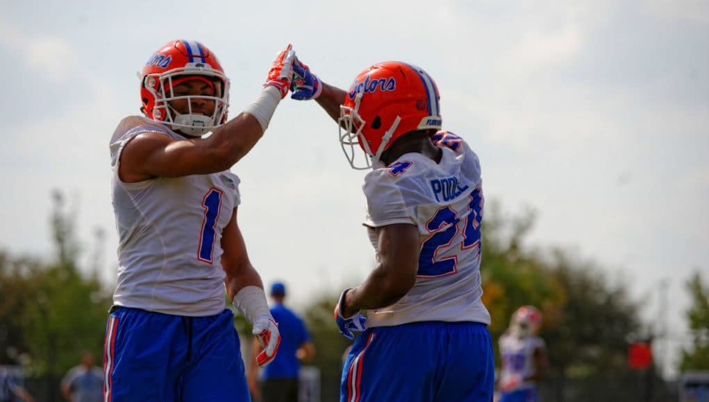 Florida Gators cornerbacks Vernon Hargreaves and Brian Poole