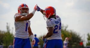 Florida Gators cornerbacks Vernon Hargreaves and Brian Poole