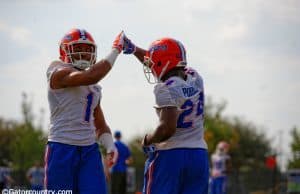 Florida Gators cornerbacks Vernon Hargreaves and Brian Poole