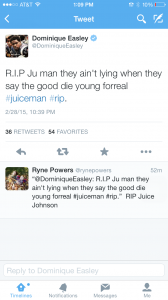 Former Gators football player Dominique Easley mourns Chris Johnson.