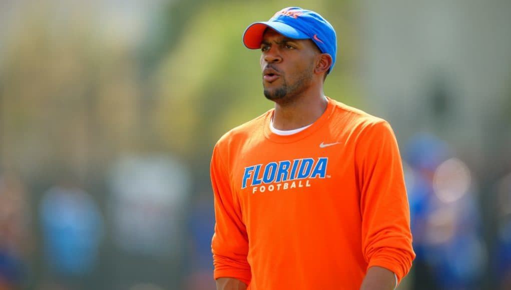 Florida Gators receiver coach Kerry Dixon