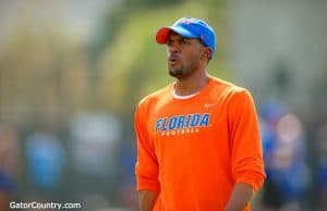 Florida Gators receiver coach Kerry Dixon