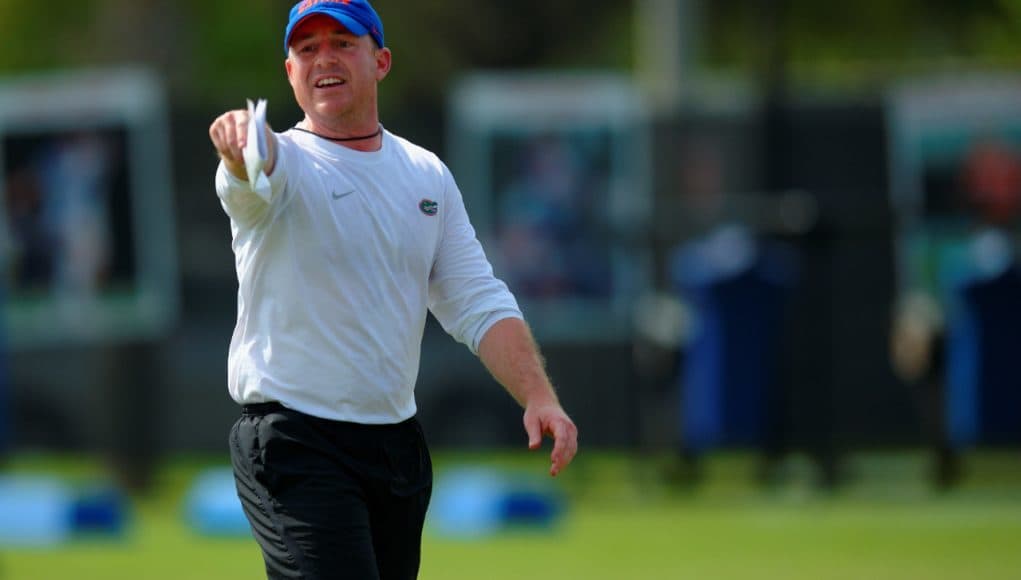 Florida Gators defensive backs coach Kirk Callahan