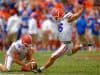 Austin Hardin, Johnny Townsend, Florida Gators football, Ben Hill Griffin Stadium, Gainesville, Florida, University of Florida, Orange and Blue Debut