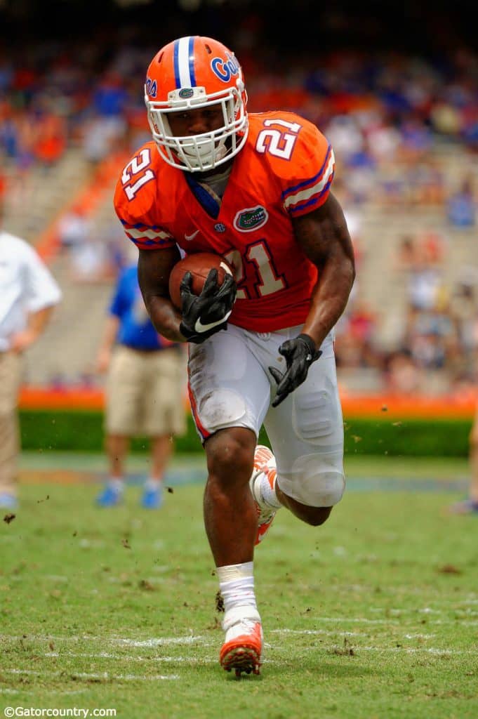 Kelvin Taylor, Ben Hill Griffin Stadium, Gainesville, Florida, University of Florida