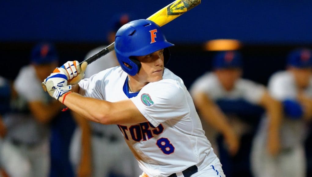 Harrison Bader, Florida Gators, Florida Gators baseball, McKethan Stadium, Gainesville, Florida