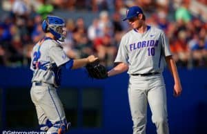 A.J. Puk, JJ Schwarz, Florida Gators, McKethan Stadium, University of Florida, Gainesville, Florida