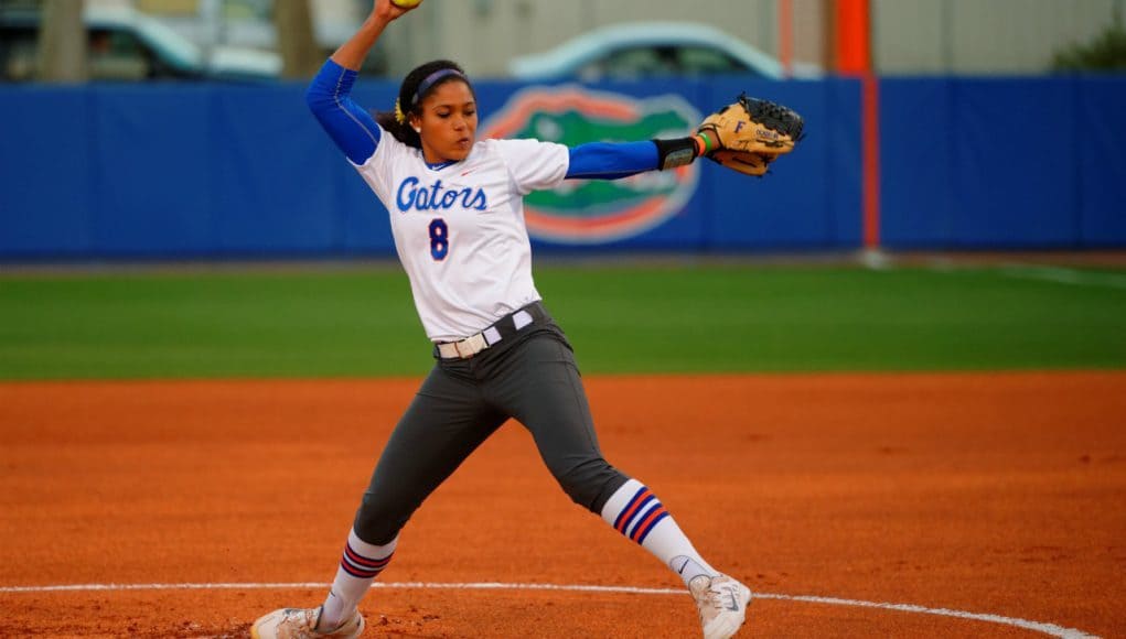Aleshia Ocasio - Florida Gators Women's Softball Pitcher Florida Softball vs Michigan 2015