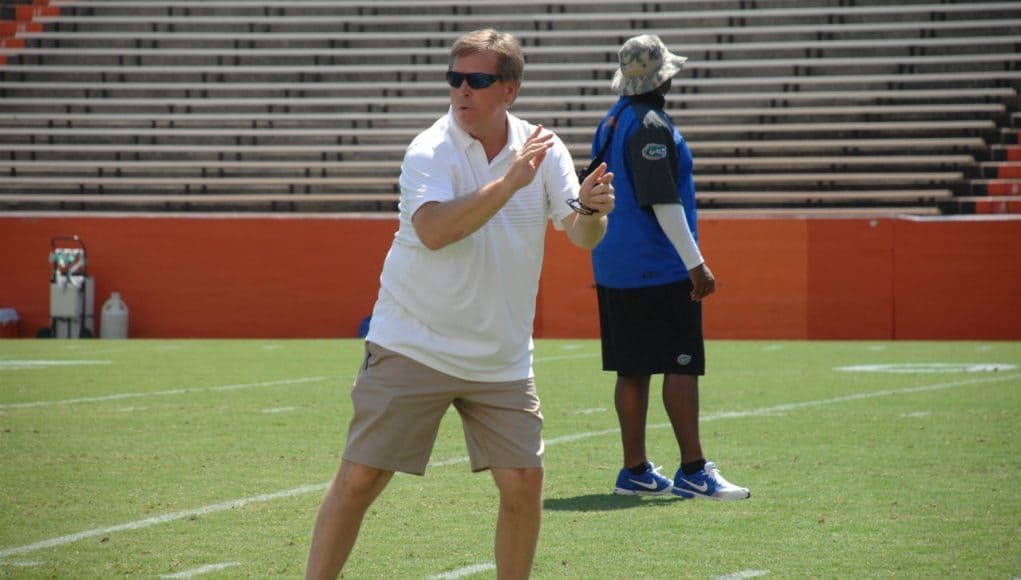 Florida Gators head coach Jim McElwain- Florida Gators Recruiting