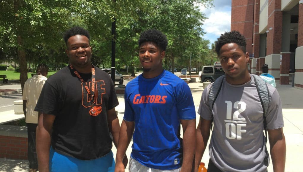 Lamical Perine, Darius Whitfield, Kassidy Hill, Florida Gators Football, Florida Gators Recruiitng