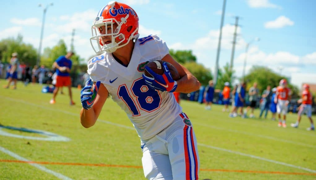 Florida Gators receiver C.J. Worton makes a catch in spring practice 2015- 1280x852- Florida Gators Recruiting