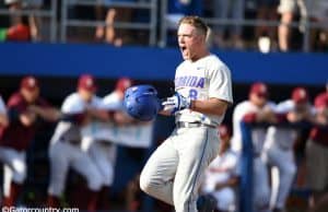 Harrison Bader, Florida Gators baseball, Alfred A. McKethan Stadium, Gainesville, Florida, University of Florida