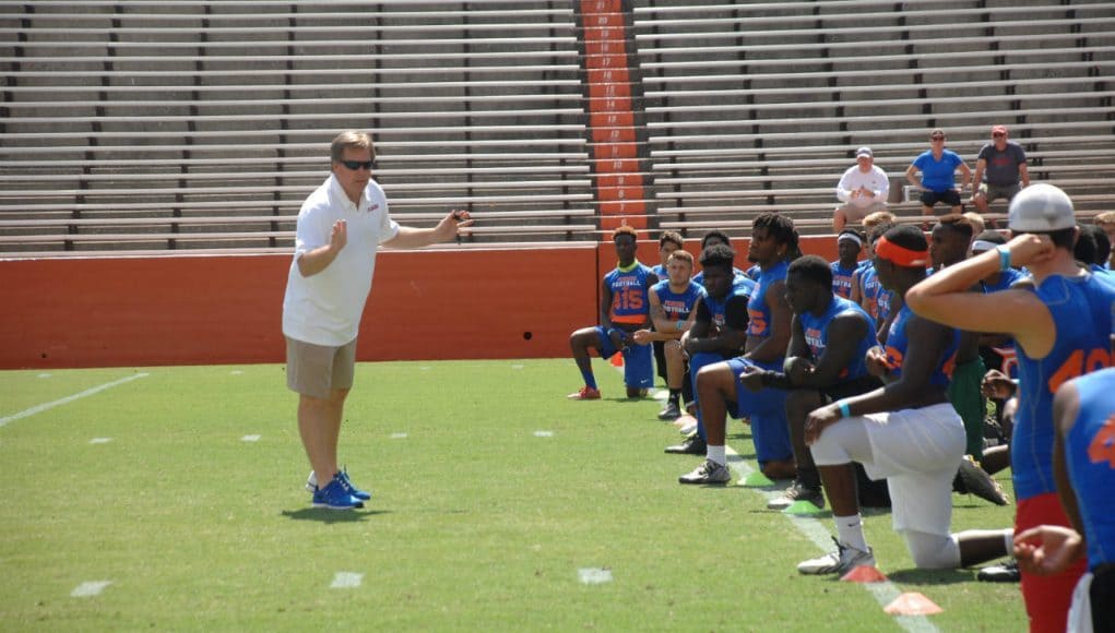 Florida Gators head coach Jim McElwain- Florida Gators Recruiting