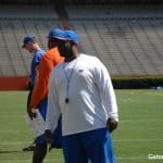 Florida Gators running backs coach Tim Skipper during June Florida Gators football camp- 1280x850- Florida Gators Recruiting