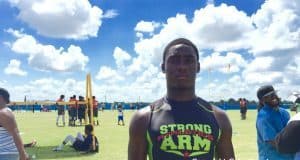 Vosean Joseph: Florida Gators Class of 2016 signee Florida Gators linebacker commit Vosean Joseph at IMG 7-on-7 tournament- 1280x769- Florida Gators Recruiting