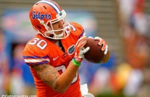 Florida Gators tight end Deandre Goolsby makes a play during the Orange and Blue game in 2015- 1280x852- Florida Gators Football