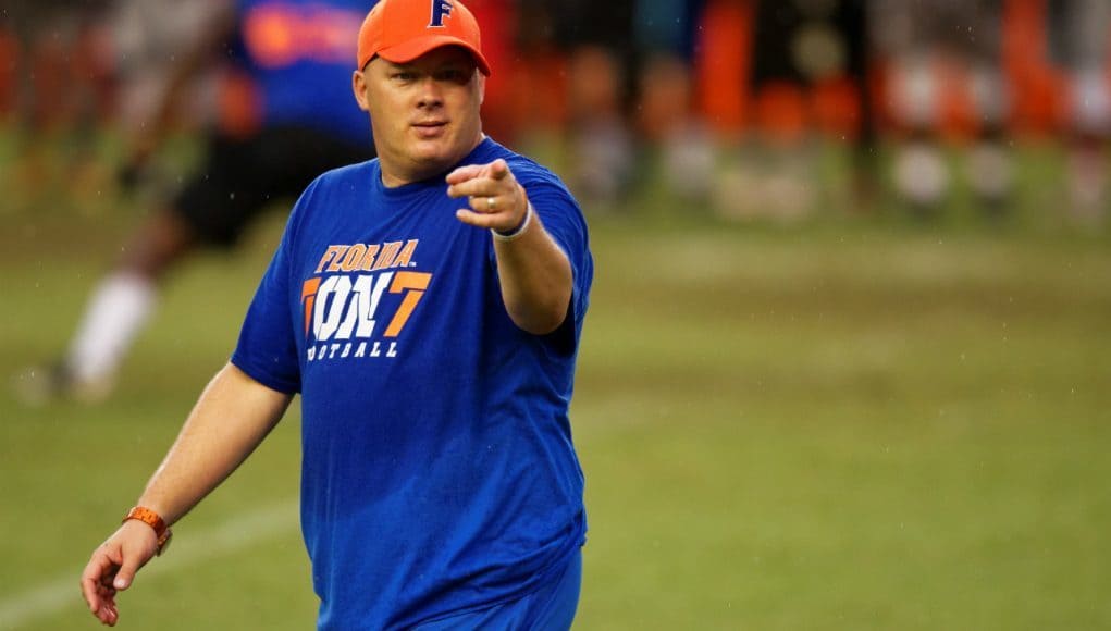 Florida Gators defensive coordinator Geoff Collins at Friday Night Lights- 1280x854- Florida Gators Football