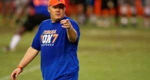 Florida Gators defensive coordinator Geoff Collins at Friday Night Lights- 1280x854- Florida Gators Football