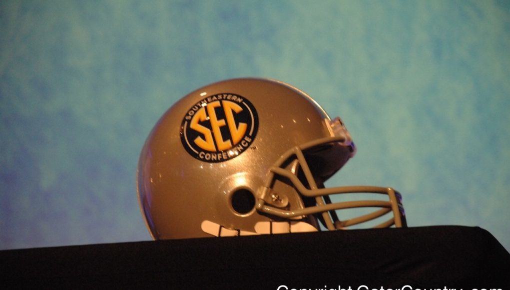 The SEC Helmet on display SEC Media Days in July 2015- 1280x850- Florida Gators Football