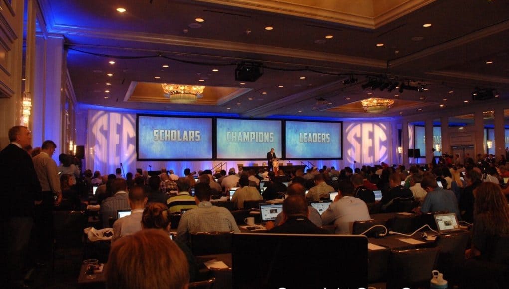 SEC Media Days in Birmingham, Alabama on July 16th, 2015- 1280x850- Florida Gators Football