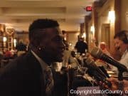 Florida Gators receiver Brandon Powell doing interviews at SEC Media Days in 2015- 1280x850- Florida Gators Football