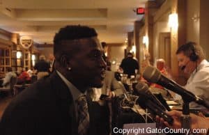 Florida Gators receiver Brandon Powell doing interviews at SEC Media Days in 2015- 1280x850- Florida Gators Football