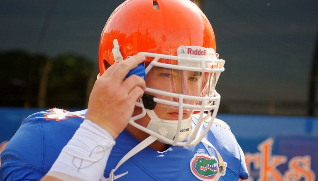 Florida Gators center Tyler Jordan before practice on August 8th- 1280x852- Florida Gators Football