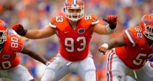 Florida Gators defensive tackle Taven Bryan makes a play during the Orange and Blue in 2015- 1280x852- Florida Gators Football