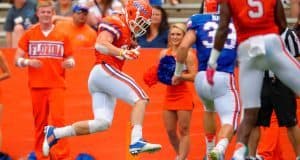 Case Harrison Touchdown In Ben Hill Griffin Stadium Orange and Blue Debut Florida Gators Football 1280x852