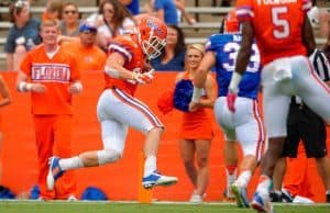 Case Harrison Touchdown In Ben Hill Griffin Stadium Orange and Blue Debut Florida Gators Football 1280x852