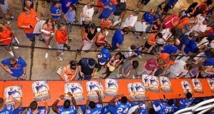 Video: Football Fan Day, What the Players Had to Say Florida Gators Football Defensive Backs Sign Autographs During Fan Day 2015- 600x401