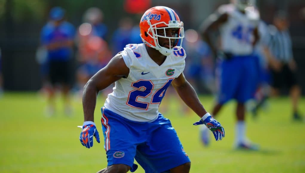 Florida Gators cornerback Brian Poole at practice on August 8th- 1280x852- Florida Gators Football