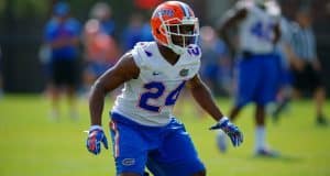Florida Gators cornerback Brian Poole at practice on August 8th- 1280x852- Florida Gators Football